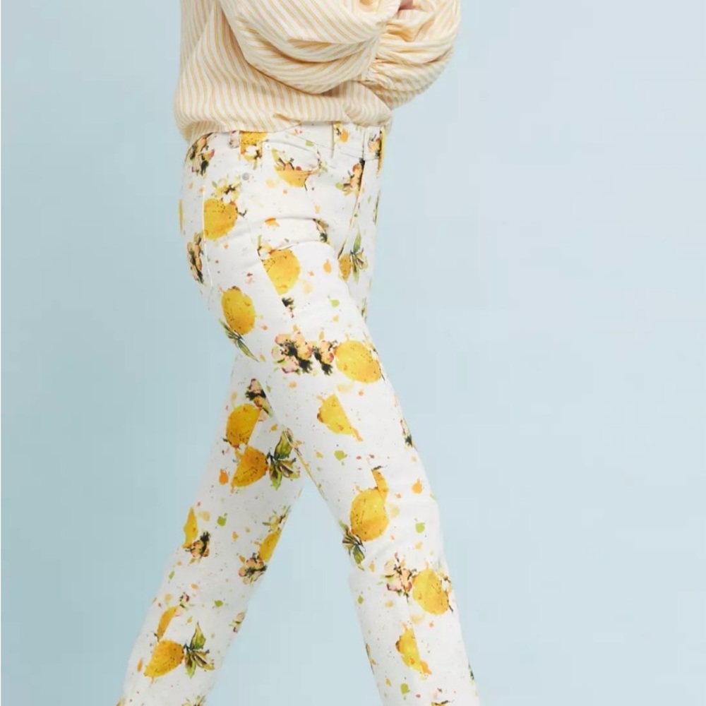 Pilcro Lemon Grove High-Rise Cropped Bootcut Jeans